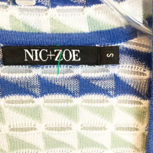 Nic+Zoe Open Front Cardigan Sweater Small - Picture 3 of 6